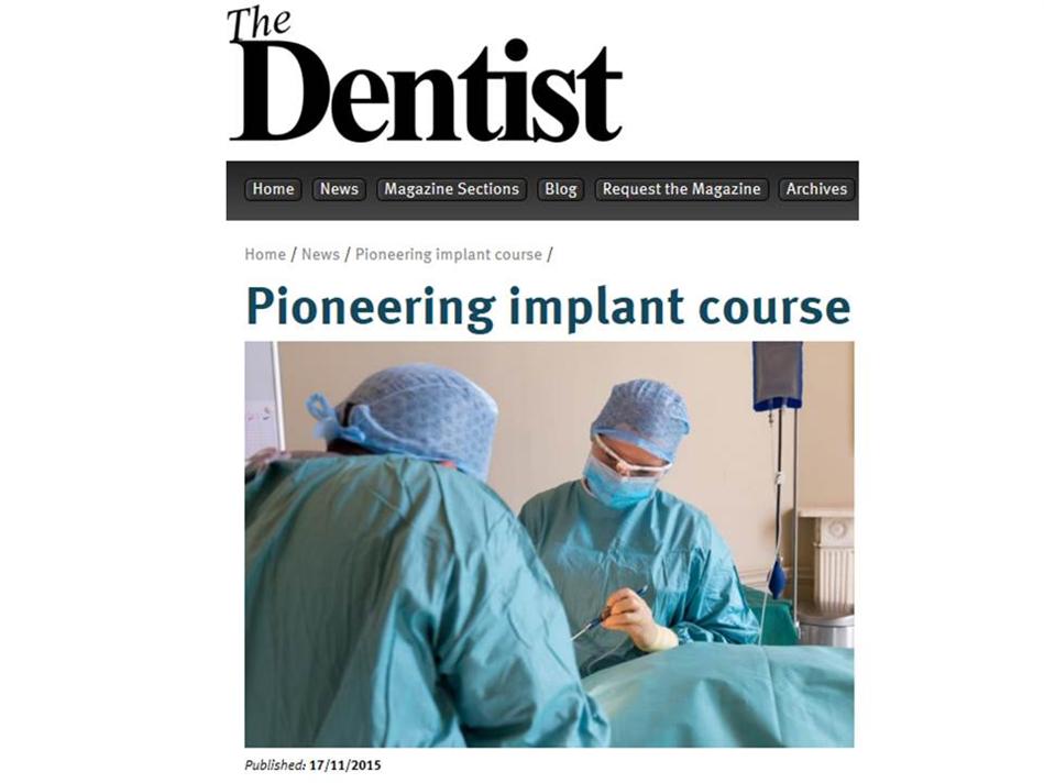 Academy provides new NEBDN Dental Implant Nursing qualification 