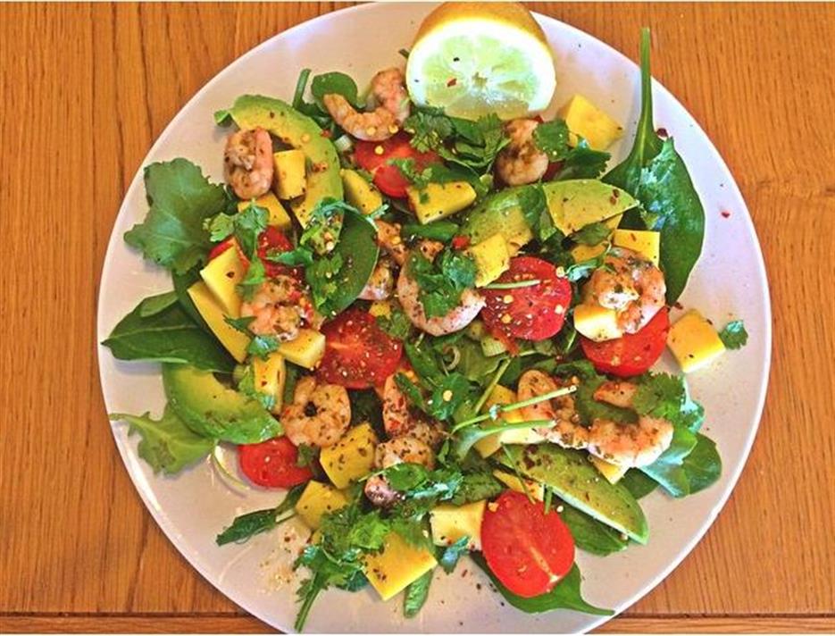 Prawn, Mango and Avocado Salad